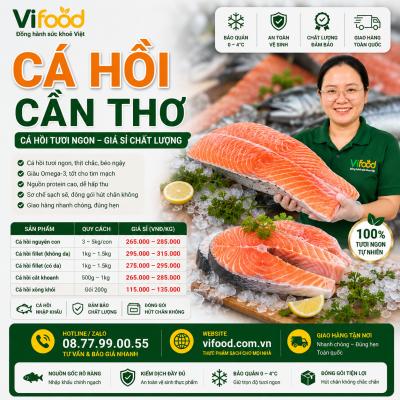 Cá Hồi Cần Thơ – Cá Hồi Tươi Ngon, Giá Sỉ Chất Lượng