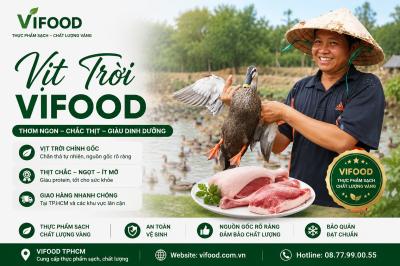 Cửa Hàng Bán Vịt Trời Thịt Tại TP.HCM – VIFOOD Cung Cấp Giá Sỉ, Chất Lượng
