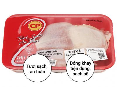 Đùi gà tháo khớp C.P khay 500g (1-3 đùi)