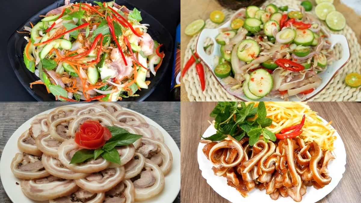 Tổng hợp 25 món ngon từ tai heo dễ làm giòn dai hấp dẫn tại nhà