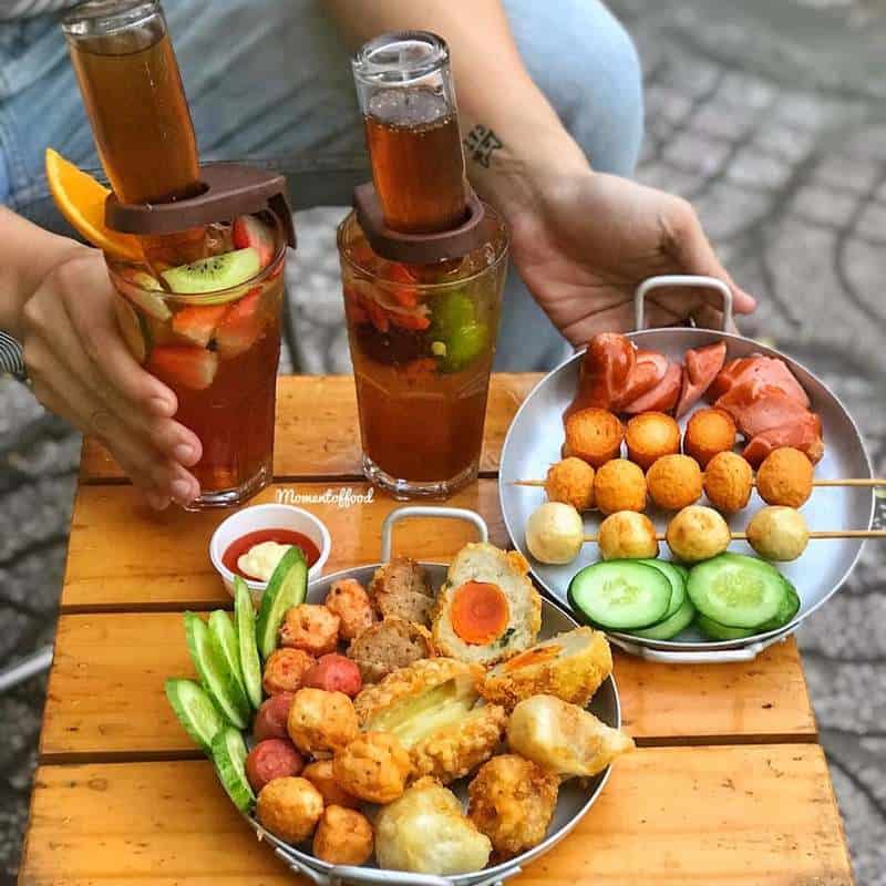 Cá viên chiên gần đây