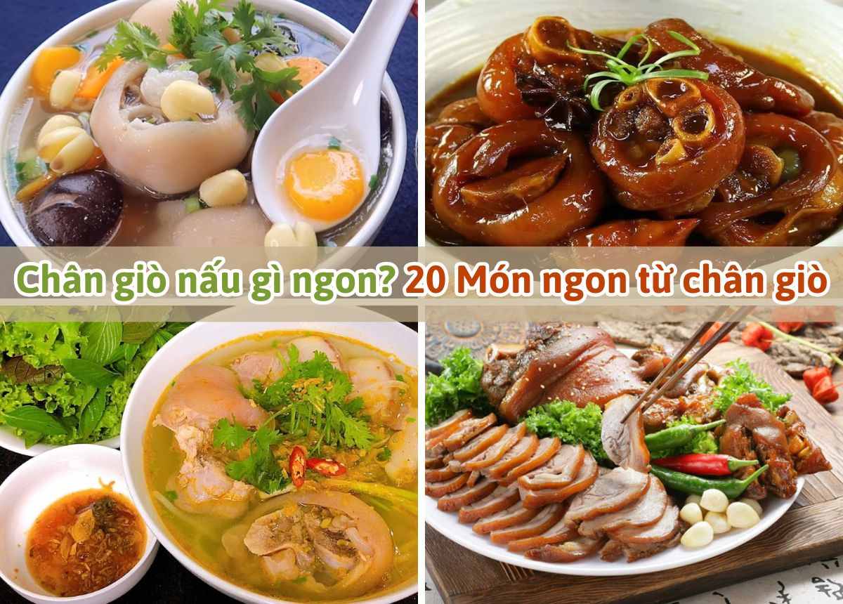 Chân Giò Nấu Gì Ngon? 20 Món Ngon Từ Chân Giò Cực Dễ Làm | TIKI