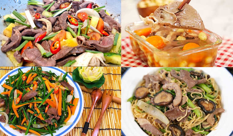 Tổng hợp các món ngon từ tim heo thơm ngon ăn là ghiền