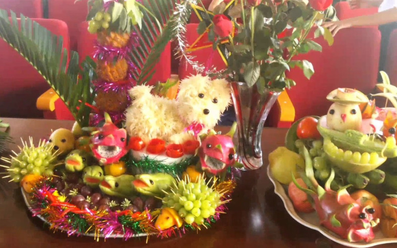 Mâm cỗ Trung thu đẹp mắt